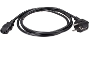 Кабель комп - розетка 220V EU (угловой)<VDE> 3GX1,5mm2, 1,8m, медь, Telecom <TY021-CU1.5-1.8M> VCOM TY021-CU1.5-1.8M