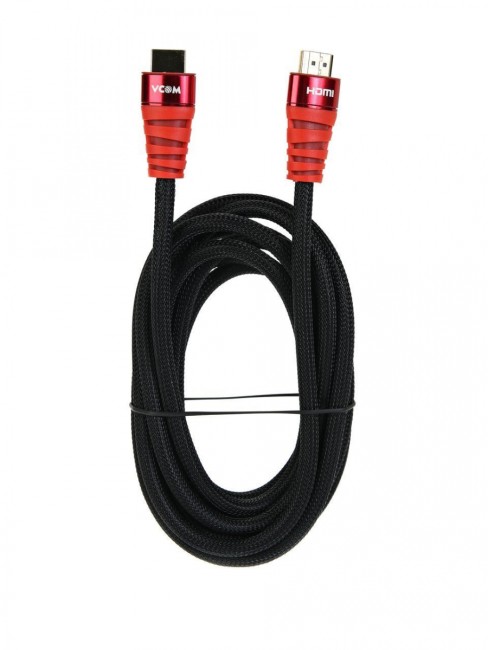 Кабель HDMI 19M/M ver. black and red 2.0, 3m VCOM <CG526S-R-3M> Blister VCOM HDMI (m)- HDMI (m) 3м Кабель HDMI 19M/M ver. black and red 2.0, 3m VCOM <CG526S-R-3M> Blister VCOM HDMI (m)- HDMI (m) 3м