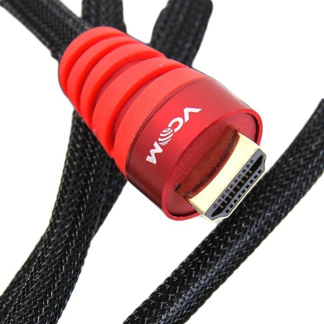 Кабель HDMI 19M/M ver. black and red 2.0, 3m VCOM <CG526S-R-3M> Blister VCOM HDMI (m)- HDMI (m) 3м Кабель HDMI 19M/M ver. black and red 2.0, 3m VCOM <CG526S-R-3M> Blister VCOM HDMI (m)- HDMI (m) 3м