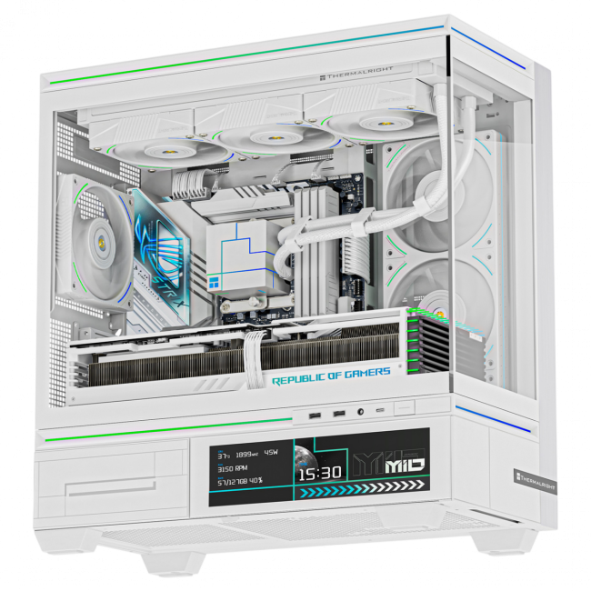 Корпус без блока питания Thermalright M10 Vision FAN4-M White Корпус без блока питания Thermalright M10 Vision FAN4-M White