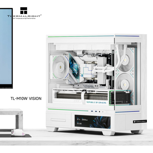 Корпус без блока питания Thermalright M10 Vision FAN4-M White Корпус без блока питания Thermalright M10 Vision FAN4-M White