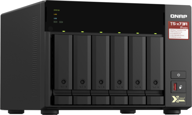 Сетевое хранилище без дисков QNAP TS-673A-8G Сетевое хранилище без дисков QNAP TS-673A-8G