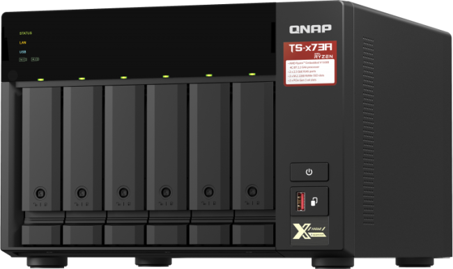Сетевое хранилище без дисков QNAP TS-673A-8G Сетевое хранилище без дисков QNAP TS-673A-8G