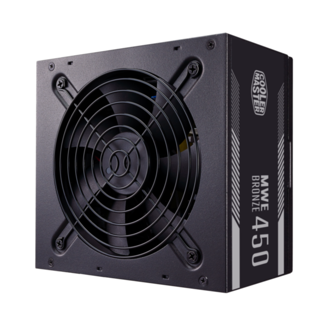 Блок питания 450 Ватт Cooler Master MWE 450 Bronze - V2