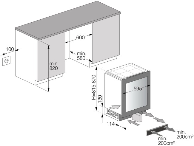 Винный шкаф ASKO ASKO WCN15842G