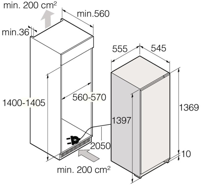 Встраиваемый морозильный шкаф ASKO ASKO FN31442EI