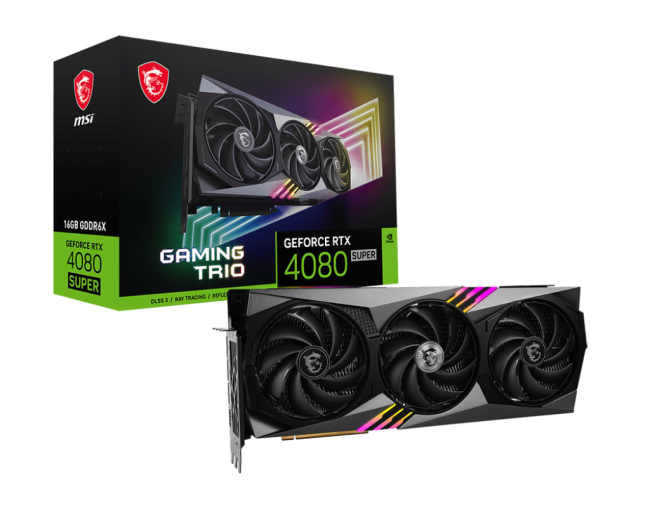 Видеокарта MSI GeForce RTX 4080 SUPER 16G GAMING TRIO Видеокарта MSI GeForce RTX 4080 SUPER 16G GAMING TRIO