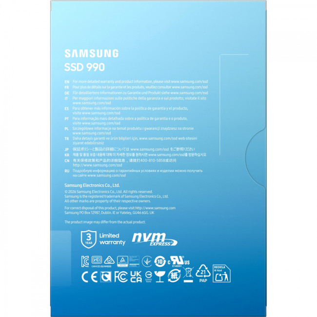 Твердотельные накопители Samsung Electronics MZ-V9V2T0BW Твердотельные накопители Samsung Electronics MZ-V9V2T0BW