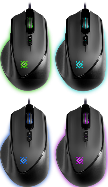 Defender Проводная игровая мышь Boost GM-708L оптика,7кнопок,7200dpi Defender 52708