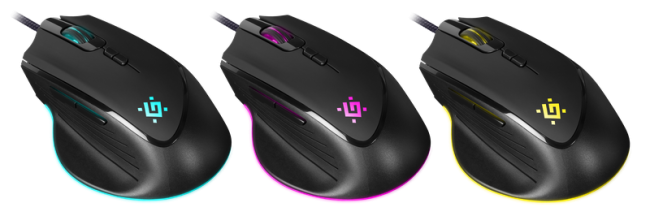 Defender Проводная игровая мышь Boost GM-708L оптика,7кнопок,7200dpi Defender 52708