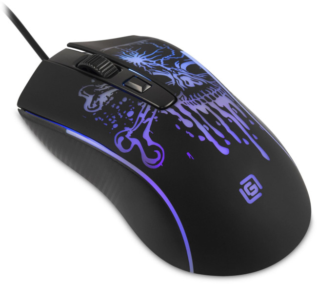 Мышь Oklick 702G черный оптическая 3600dpi USB для ноутбука 4but (1902907) Oklick 1902907