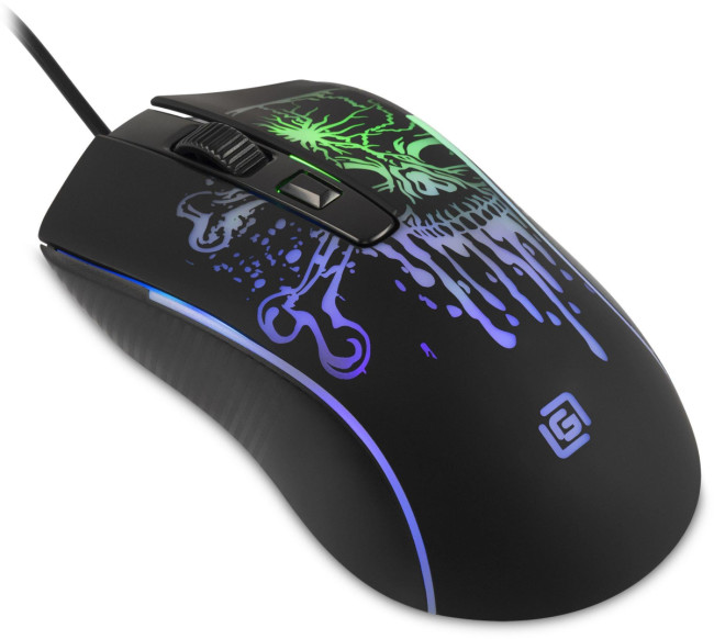 Мышь Oklick 702G черный оптическая 3600dpi USB для ноутбука 4but (1902907) Oklick 1902907
