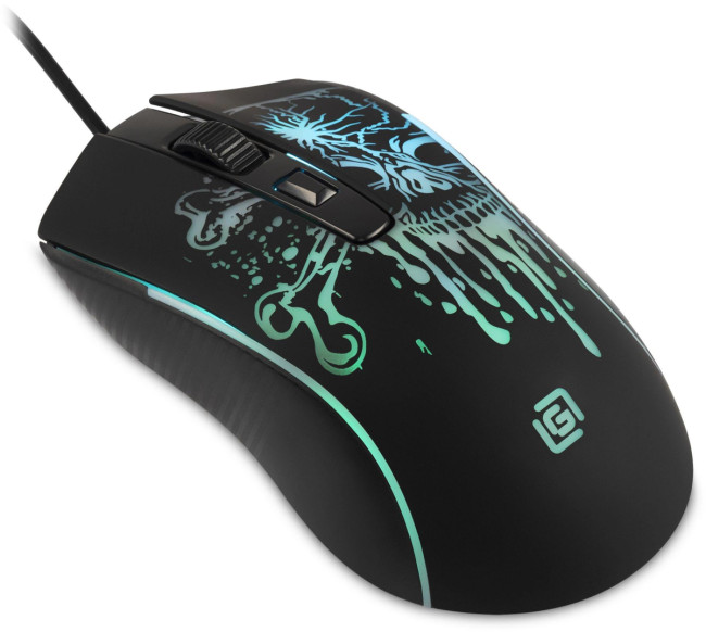 Мышь Oklick 702G черный оптическая 3600dpi USB для ноутбука 4but (1902907) Oklick 1902907