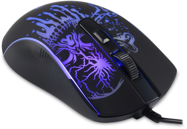 Мышь Oklick 702G черный оптическая 3600dpi USB для ноутбука 4but (1902907) Oklick 1902907