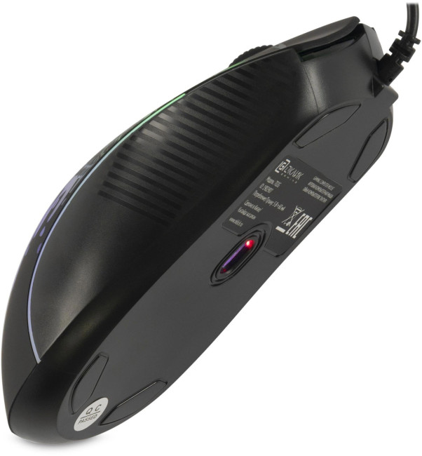 Мышь Oklick 702G черный оптическая 3600dpi USB для ноутбука 4but (1902907) Oklick 1902907
