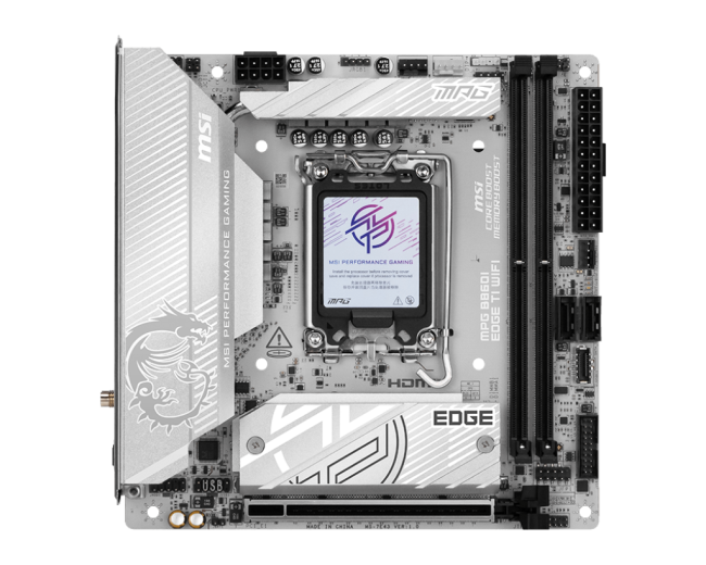 Материнская плата MSI MPG B860I EDGE TI WIFI Материнская плата MSI MPG B860I EDGE TI WIFI