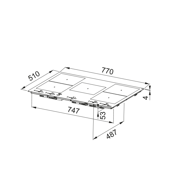 Встраиваемые индукционные панели Franke Franke 108.0704.932