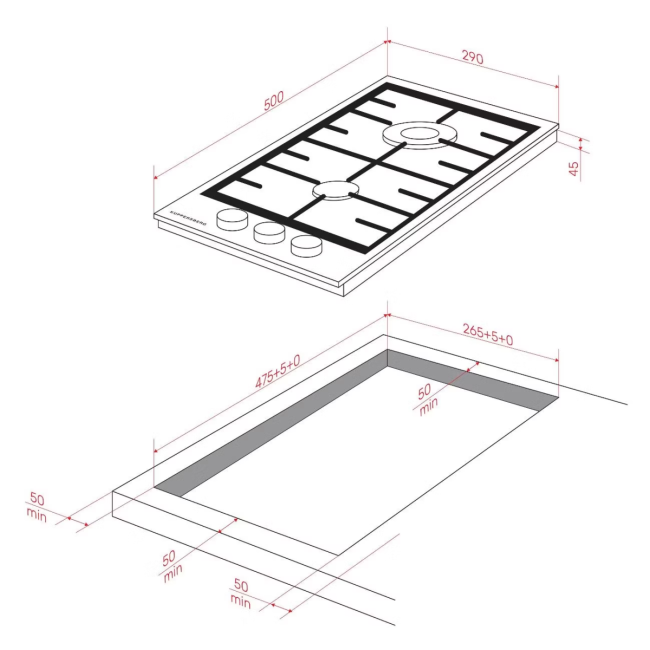 Варочная поверхность Kuppersberg Kuppersberg FS 36 X