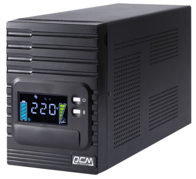 Источник бесперебойного питания Powercom Smart King Pro+ SPT-2000 LCD 1600Вт 2000ВА черный Powercom Smart King Pro+ SPT-2000 LCD