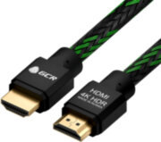GCR Кабель 1.5m HDMI 2.0, BICOLOR нейлон, AL корпус черный, HDR 4:2:2, Ultra HD, 4K 60 fps 60Hz/5K*30Hz, 3D, AUDIO, 18.0 Гбит/с, 28AWG. GCR-52161 Greenconnect HDMI (m) - HDMI (m) 1.5м GCR Кабель 1.5m HDMI 2.0, BICOLOR нейлон, AL корпус черный, HDR 4:2:2, Ultra HD, 4K 60 fps 60Hz/5K*30Hz, 3D, AUDIO, 18.0 Гбит/с, 28AWG. GCR-52161 Greenconnect HDMI (m) - HDMI (m) 1.5м