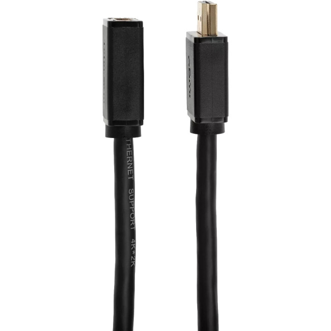 Кабель удлинительный  HDMI-19M---HDMI-19F ver 2.0, 2m, Telecom <TCG-235MF-2M> VCOM TCG235MF-2M
