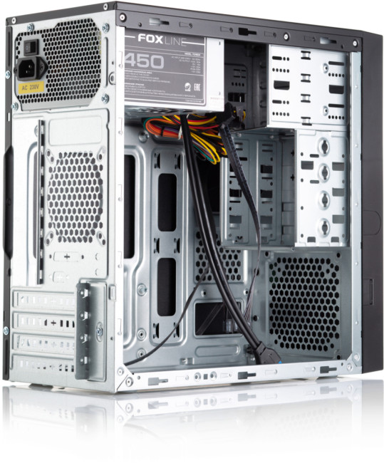 Корпус с блоком питания 450Вт. Foxline FL-733R-FZ450R-U32_bundle Корпус с блоком питания 450Вт. Foxline FL-733R-FZ450R-U32_bundle