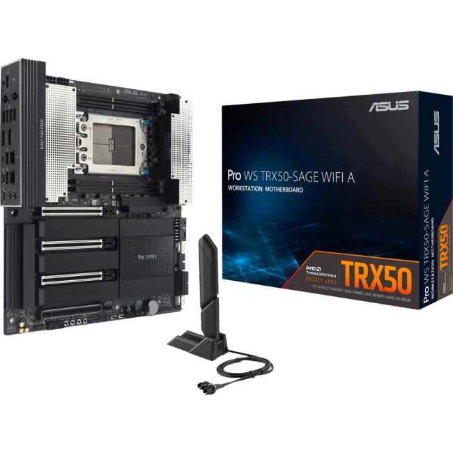 Материнская плата ASUS PRO WS TRX50-SAGE WIFI A (90MB1LE0-M0EAY0) Материнская плата ASUS PRO WS TRX50-SAGE WIFI A (90MB1LE0-M0EAY0)