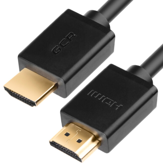 GCR Кабель 5.0m HDMI версия 1.4, черный, OD7.3mm, 30/30 AWG, позолоченные контакты, Ethernet 10.2 Гбит/с, 3D, 4K, GCR-HM410-5.0m, экран Greenconnect GCR-HM410-5.0m