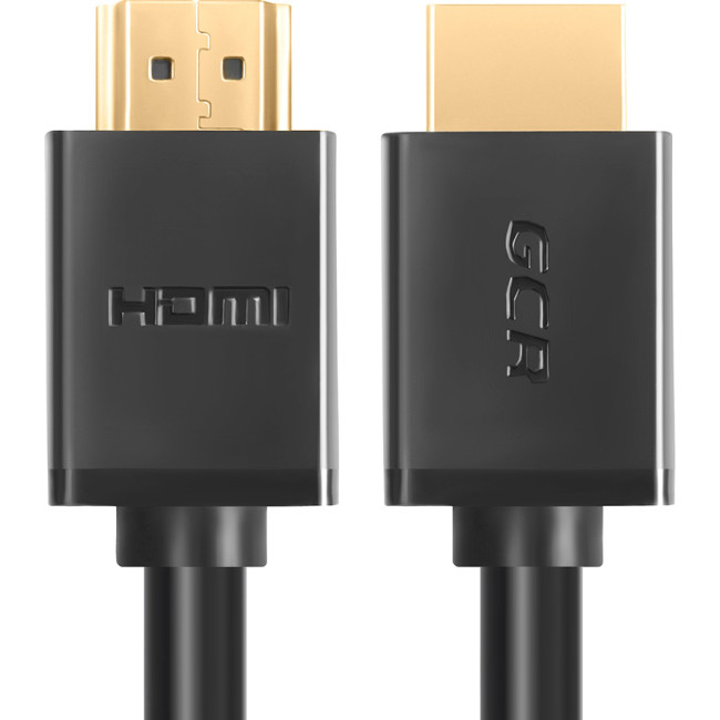GCR Кабель 5.0m HDMI версия 1.4, черный, OD7.3mm, 30/30 AWG, позолоченные контакты, Ethernet 10.2 Гбит/с, 3D, 4K, GCR-HM410-5.0m, экран Greenconnect GCR-HM410-5.0m