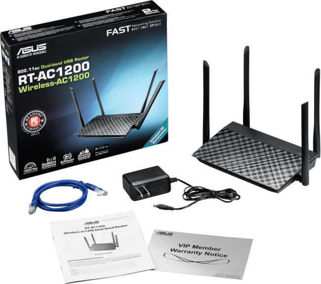 Маршрутизатор ASUS RT-AC1200