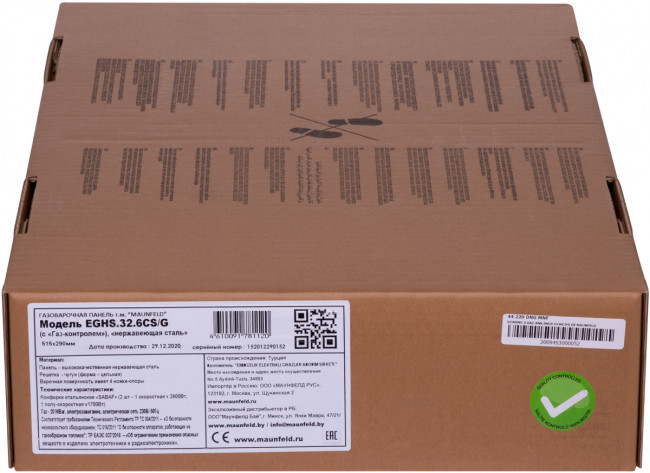 Газовая варочная панель MAUNFELD Maunfeld EGHS.32.6CS/G