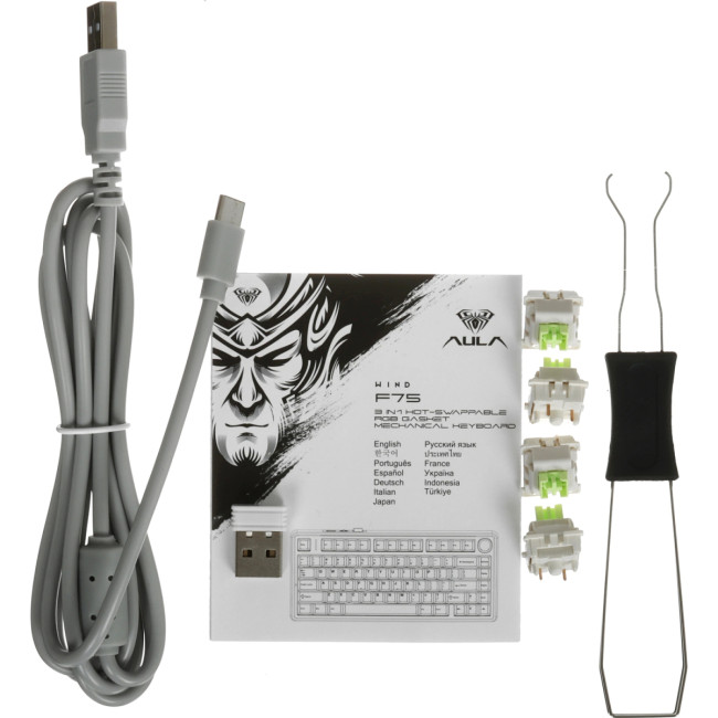 Игровая клавиатура AULA F75 (6978080501578) Игровая клавиатура AULA F75 (6978080501578)