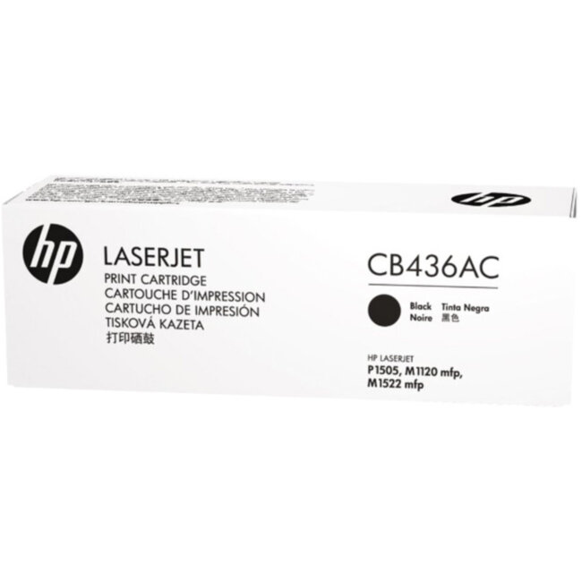 Тонер-картридж HP 36A Black LaserJet Print Cartridge Contract (CB436AC)