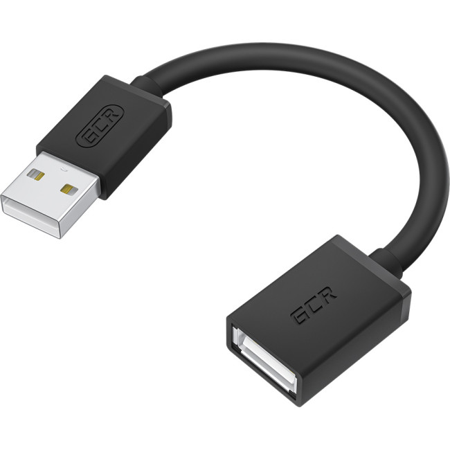GCR Удлинитель 0.15m USB 2.0 AM/AF, черный, GCR-55065 Удлинитель Greenconnect 0.15 м (GCR-55065) GCR Удлинитель 0.15m USB 2.0 AM/AF, черный, GCR-55065 Удлинитель Greenconnect 0.15 м (GCR-55065)