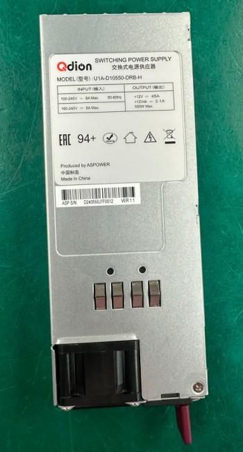 Блок питания серверный Qdion Model U1A-D10550-DRB-H/C14
