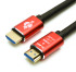 Кабель HDMI 3 m (Red/Gold, в пакете)  VER 2.0 ATcom HDMI 2.0 (m) - HDMI 2.0 (m) 3 м