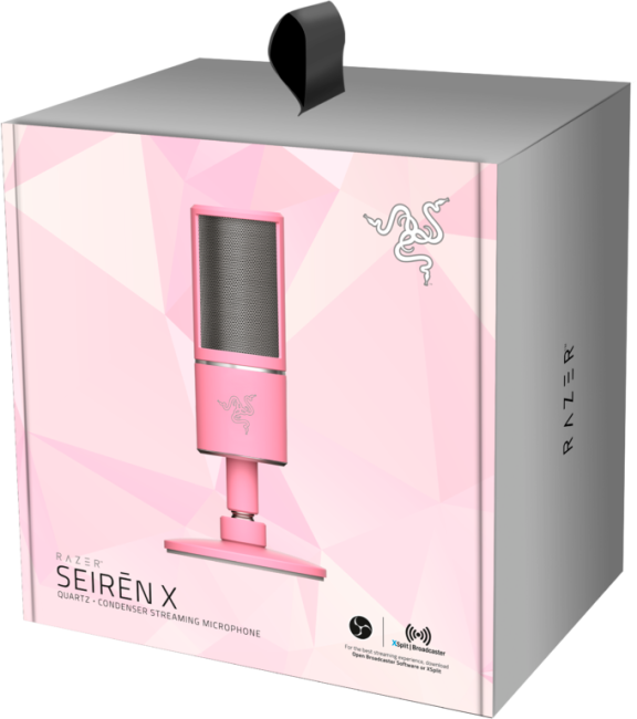 Микрофон Razer Seiren X Quartz Razer Seiren X Микрофон Razer Seiren X Quartz Razer Seiren X