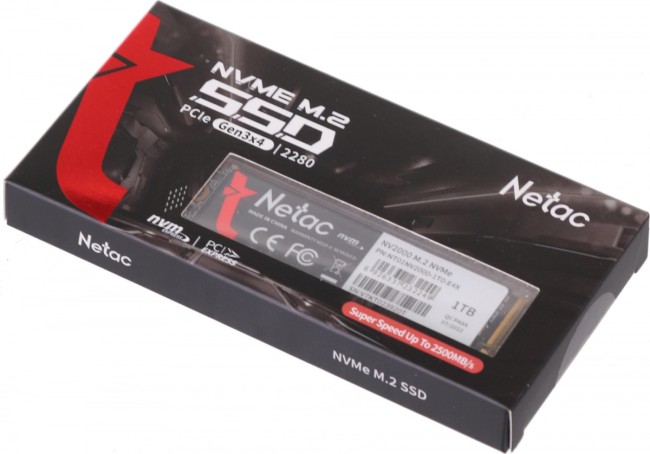 Накопитель SSD Netac NT01NV2000-1T0-E4X Накопитель SSD Netac NT01NV2000-1T0-E4X