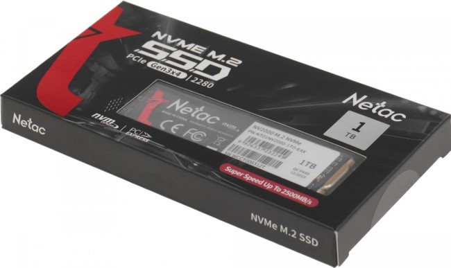 Накопитель SSD Netac NT01NV2000-1T0-E4X Накопитель SSD Netac NT01NV2000-1T0-E4X