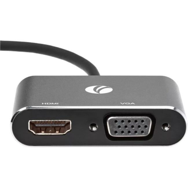 Кабель-переходник USB 3.0 (Am) --> HDMI(f)+VGA(f), Aluminum Shell, VCOM <CU322M> VCOM CU322M