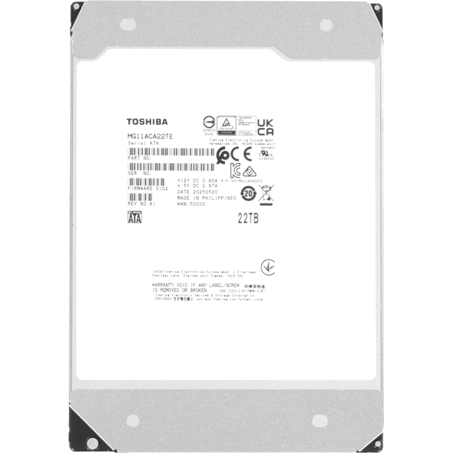 Жесткий диск Toshiba 22Tb MG11ACA22TE