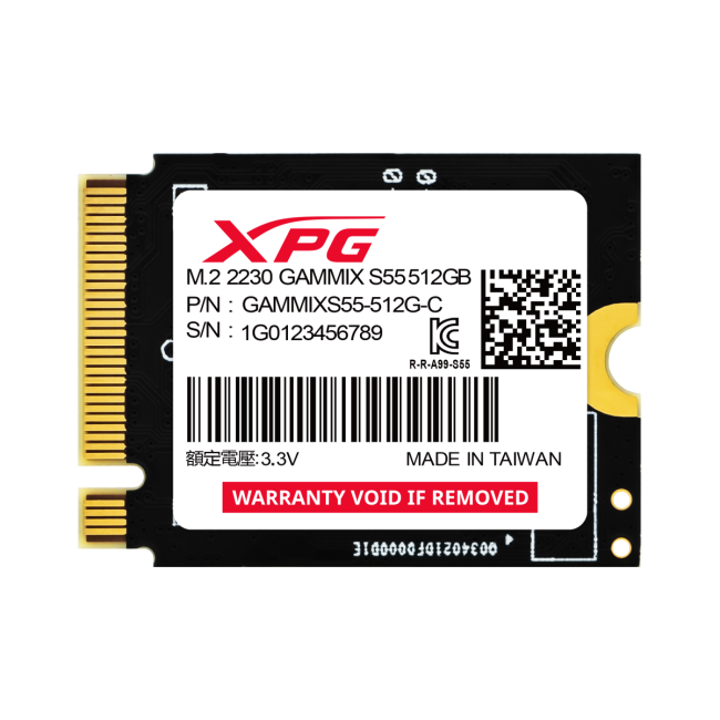 Твердотельный накопитель ADATA SSD GAMMIX S55 SGAMMIXS55-512G-C