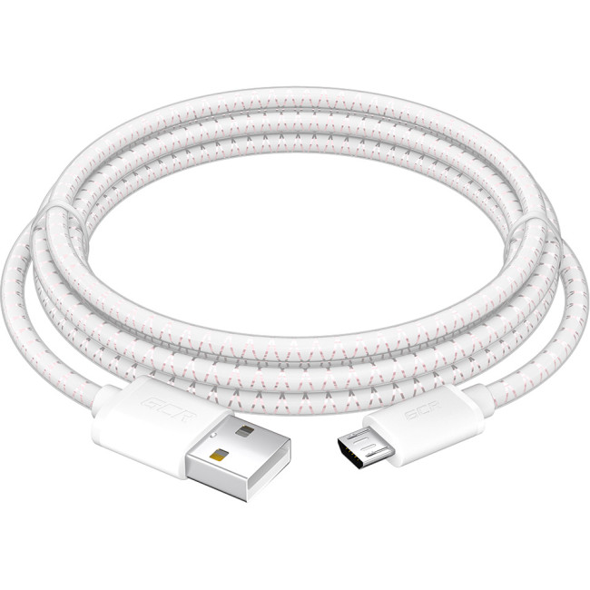 GCR Кабель 1.5m MicroUSB, бело-розовый, белые коннекторы, быстрая зарядка, 28/24 AWG, GCR-54451 Кабель Greenconnect 1.5 м (GCR-54451) GCR Кабель 1.5m MicroUSB, бело-розовый, белые коннекторы, быстрая зарядка, 28/24 AWG, GCR-54451 Кабель Greenconnect 1.5 м (GCR-54451)