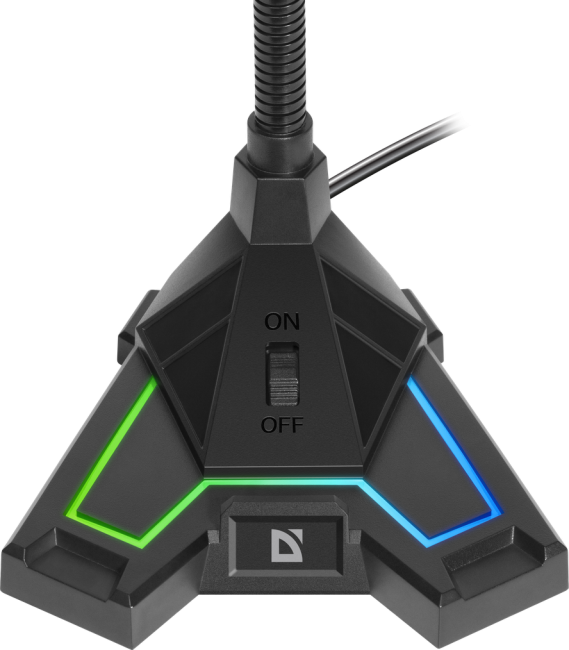 Defender Игровой стрим микрофон Pitch GMC 200 3,5 мм, LED, провод 1.5 м Defender Pitch GMC 200 Defender Игровой стрим микрофон Pitch GMC 200 3,5 мм, LED, провод 1.5 м Defender Pitch GMC 200