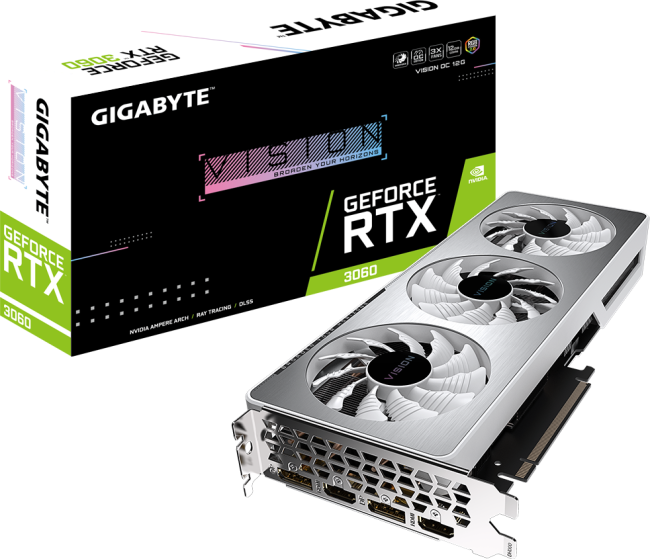 Видеокарта Gigabyte GV-N3060VISION OC-12GD Видеокарта Gigabyte GV-N3060VISION OC-12GD