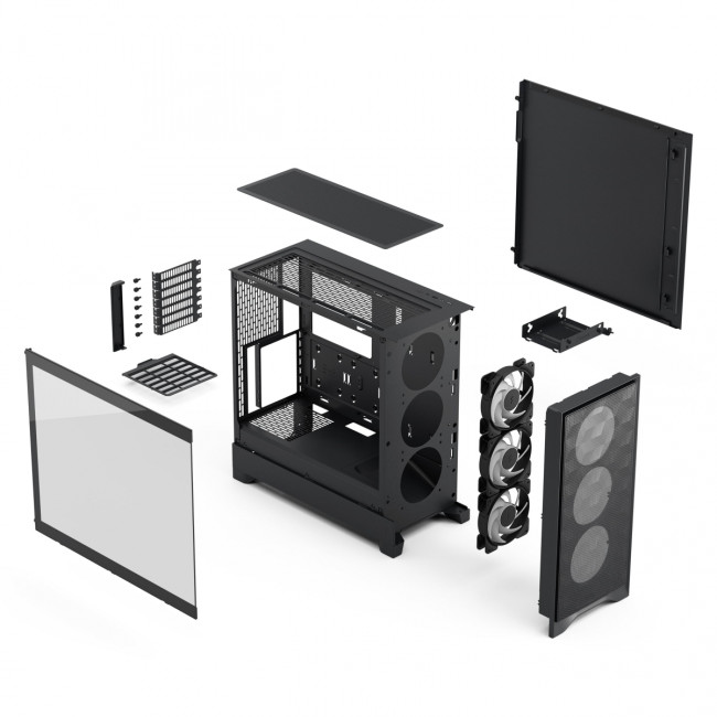 Корпус ПК без блока питания Fractal Design Pop 2 Air TG RGB Black