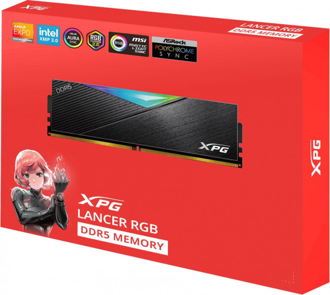 Память DDR5 2x16GB 6400MHz ADATA AX5U6400C3216G-DCLARBK