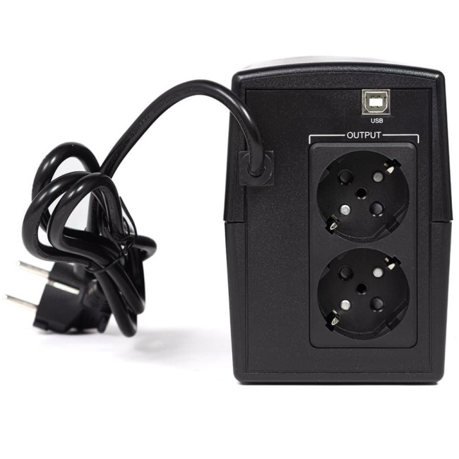 ИБП ЮНИОР СМАРТ 600, 600/360 ВА/Вт, LED, USB, SCHUKOx2 Импульс JS60114