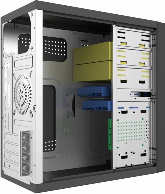 Корпус с блоком питания 450Вт. Foxline FZ-053-SX450R-U32 Корпус с блоком питания 450Вт. Foxline FZ-053-SX450R-U32