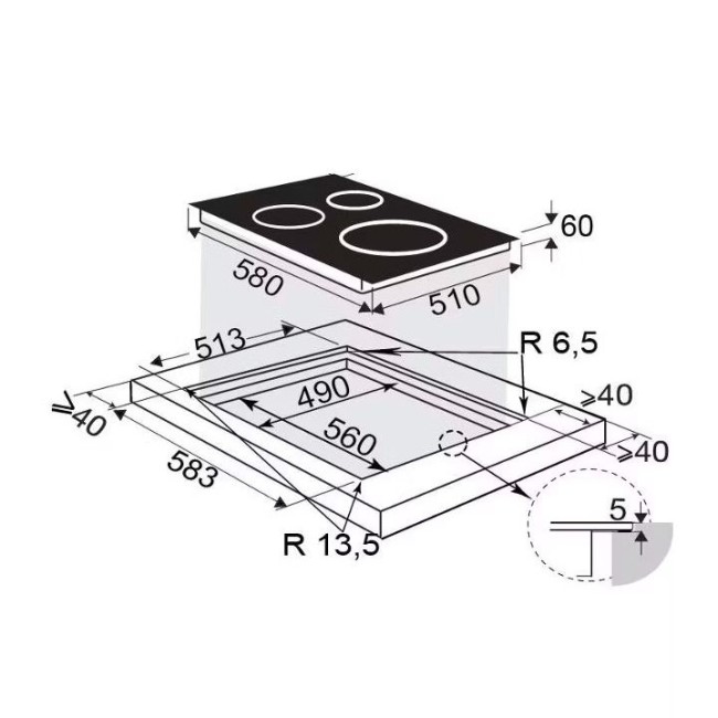 Варочная поверхность Brandt Brandt BPI164DUW Варочная поверхность Brandt Brandt BPI164DUW
